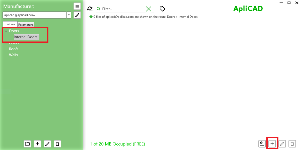 UpdateBIM Add insert families
