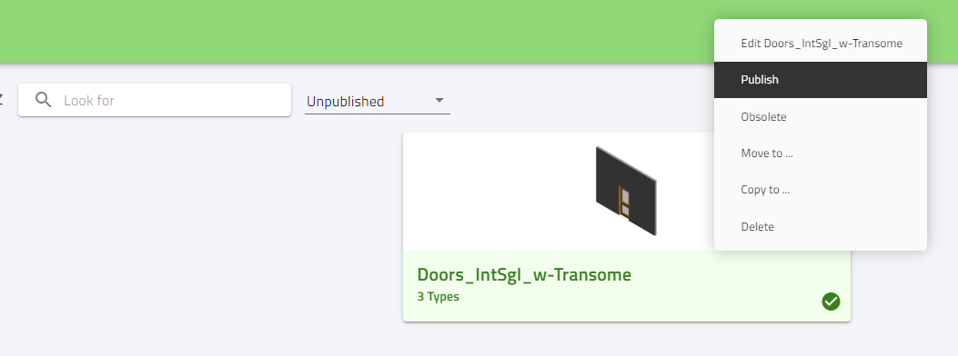 UpdateBIM Add insert families
