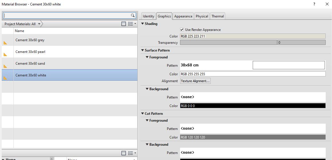 UpdateBIM Add materials