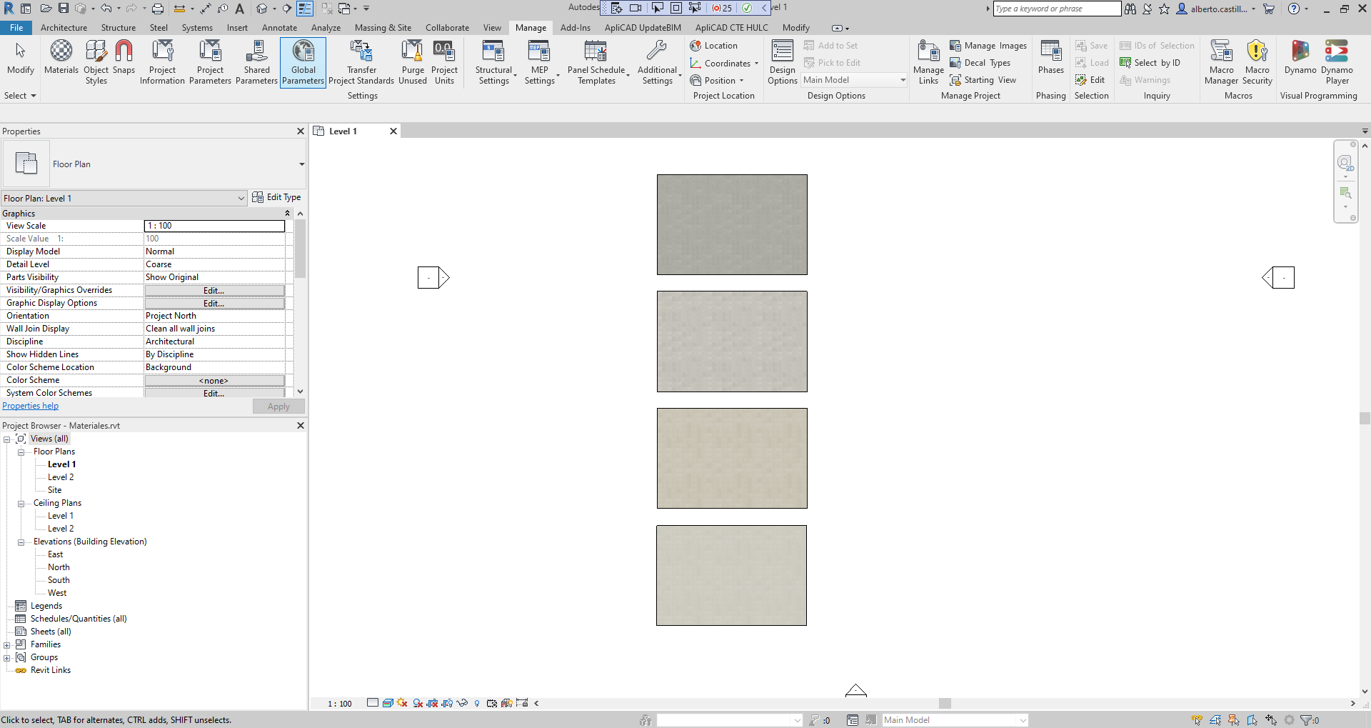 UpdateBIM Add materials