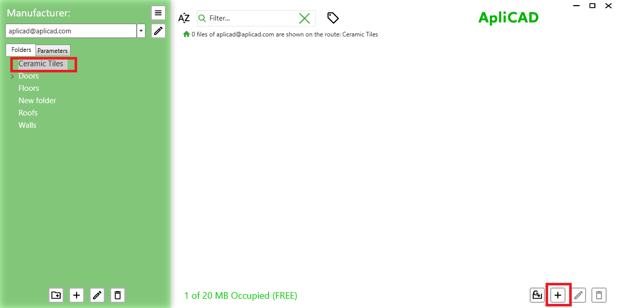 UpdateBIM Add materials
