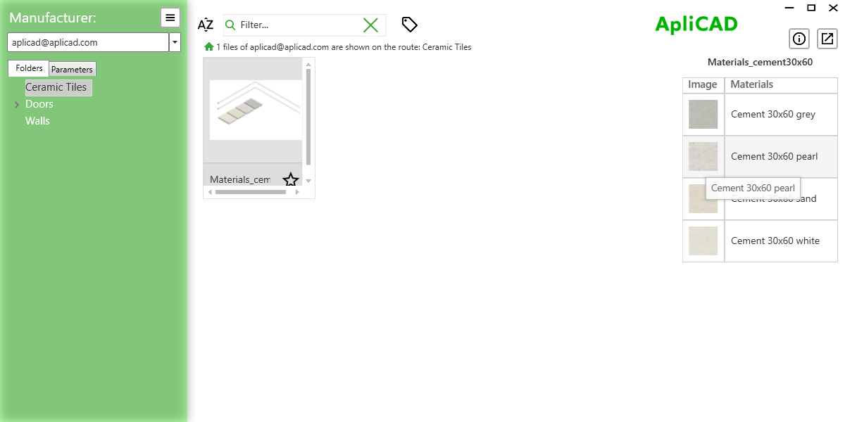UpdateBIM Place materials