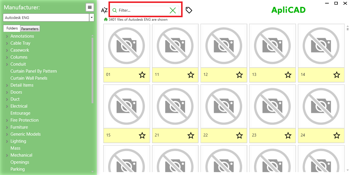 UpdateBIM Access Cloud Search
