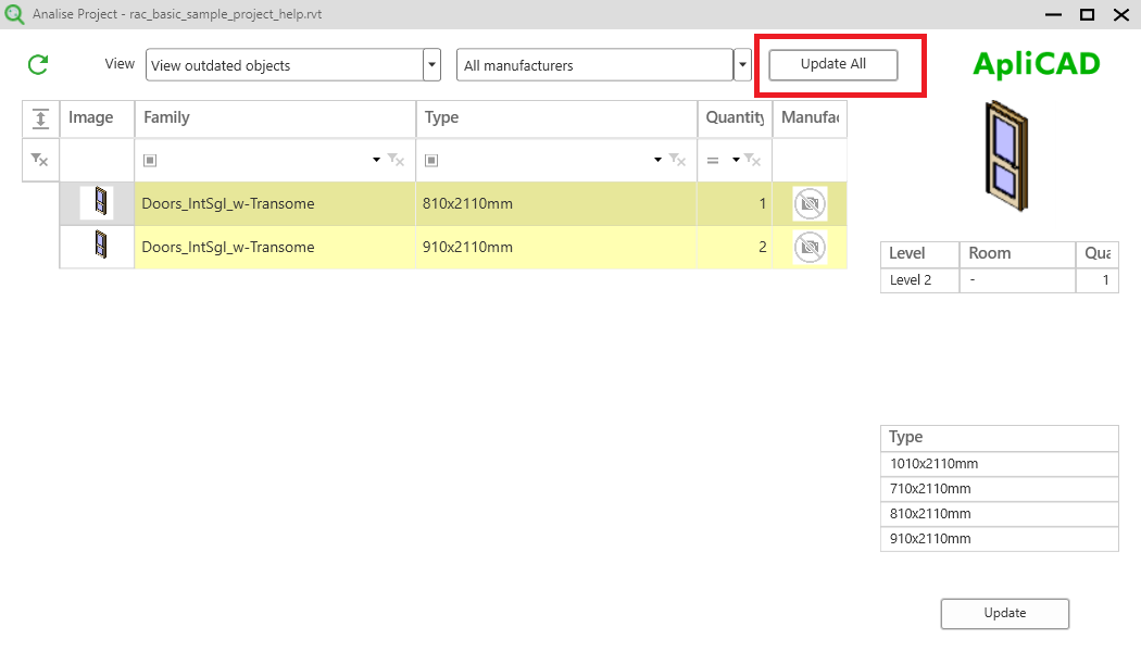 UpdateBIM Update Project